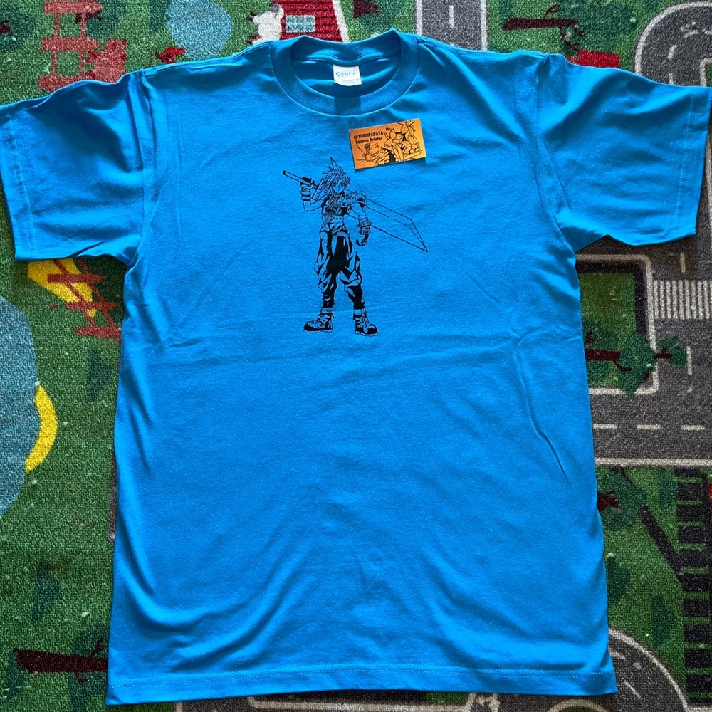 New final fantasy 7 screen print tshirt - Picture 3 of 7
